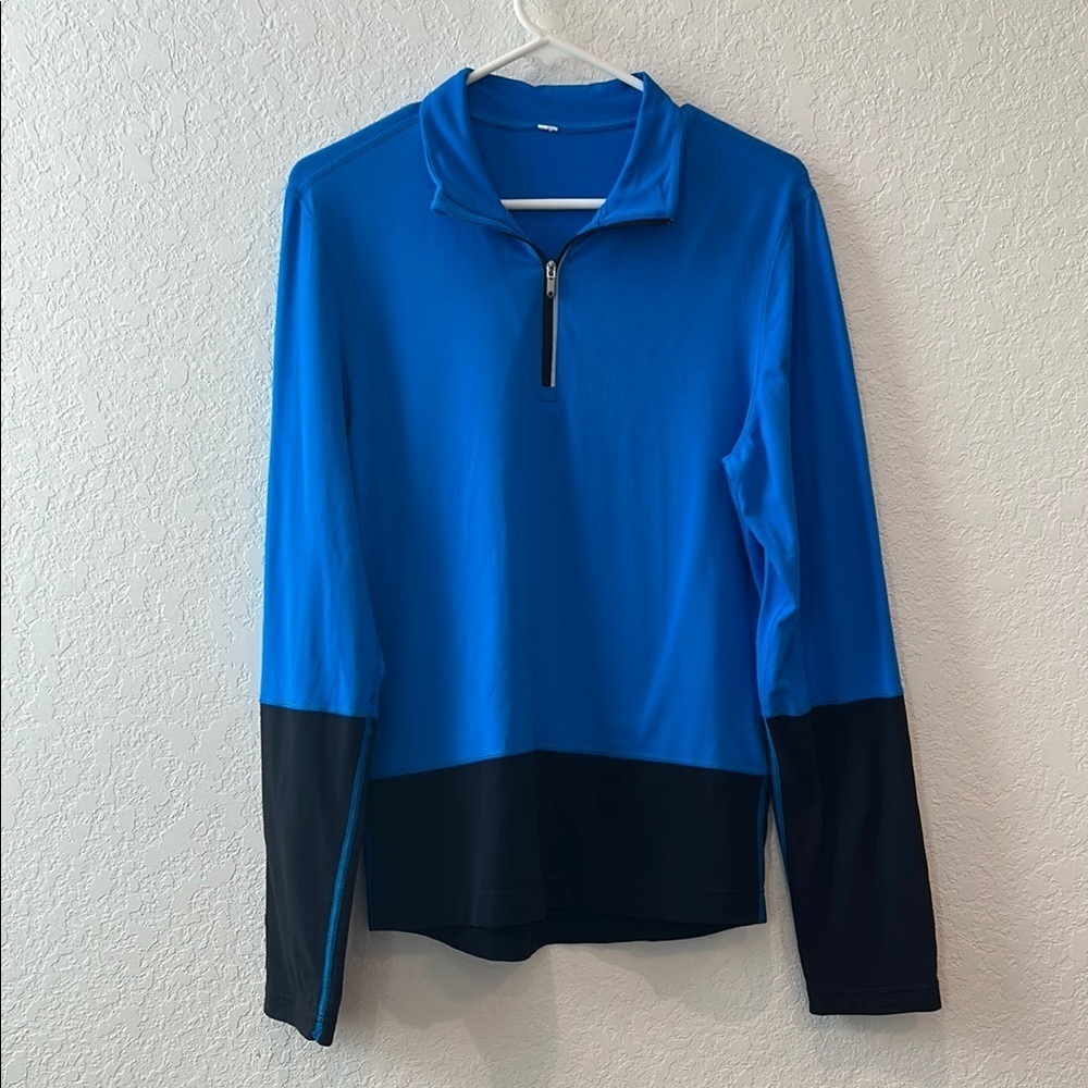 Lululemon Blue Pullover Quarter Zip